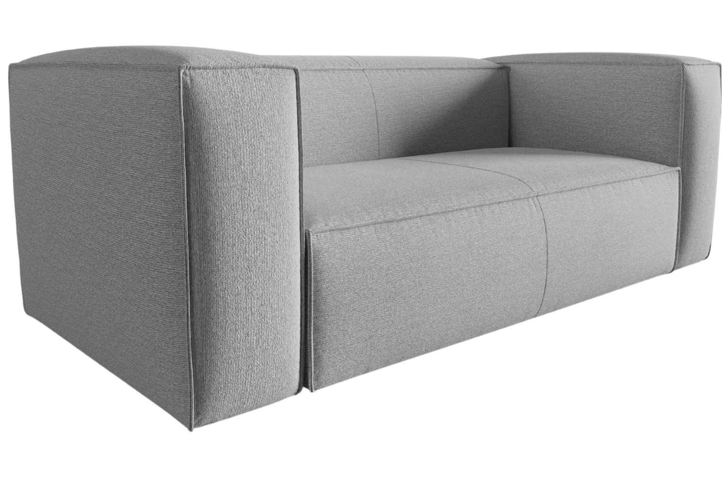 Cosmopolitan Design Šedá dvoumístná pohovka Mackay 150 cm