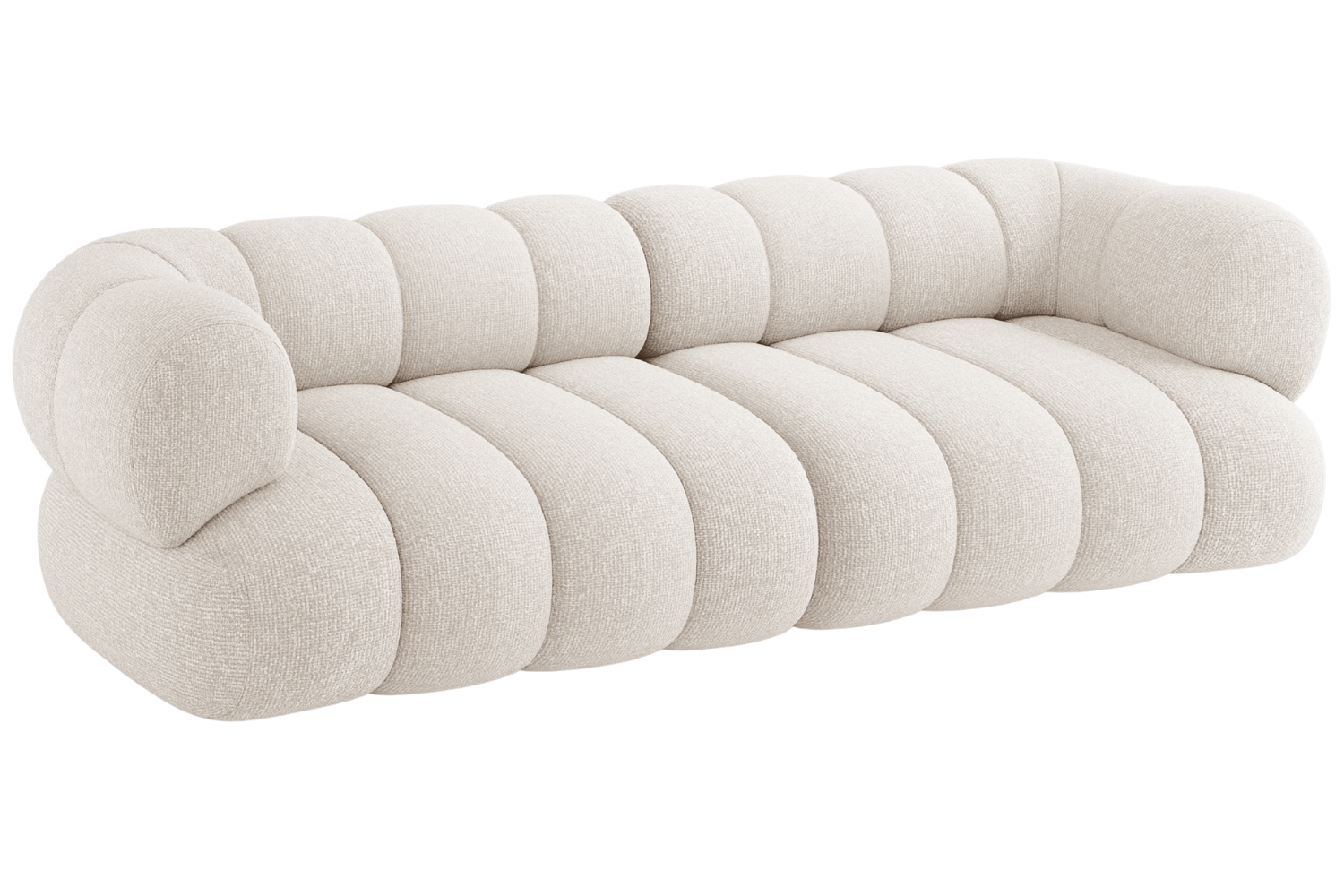 Cosmopolitan Design Světle béžová čtyřmístná pohovka Koge 240 cm