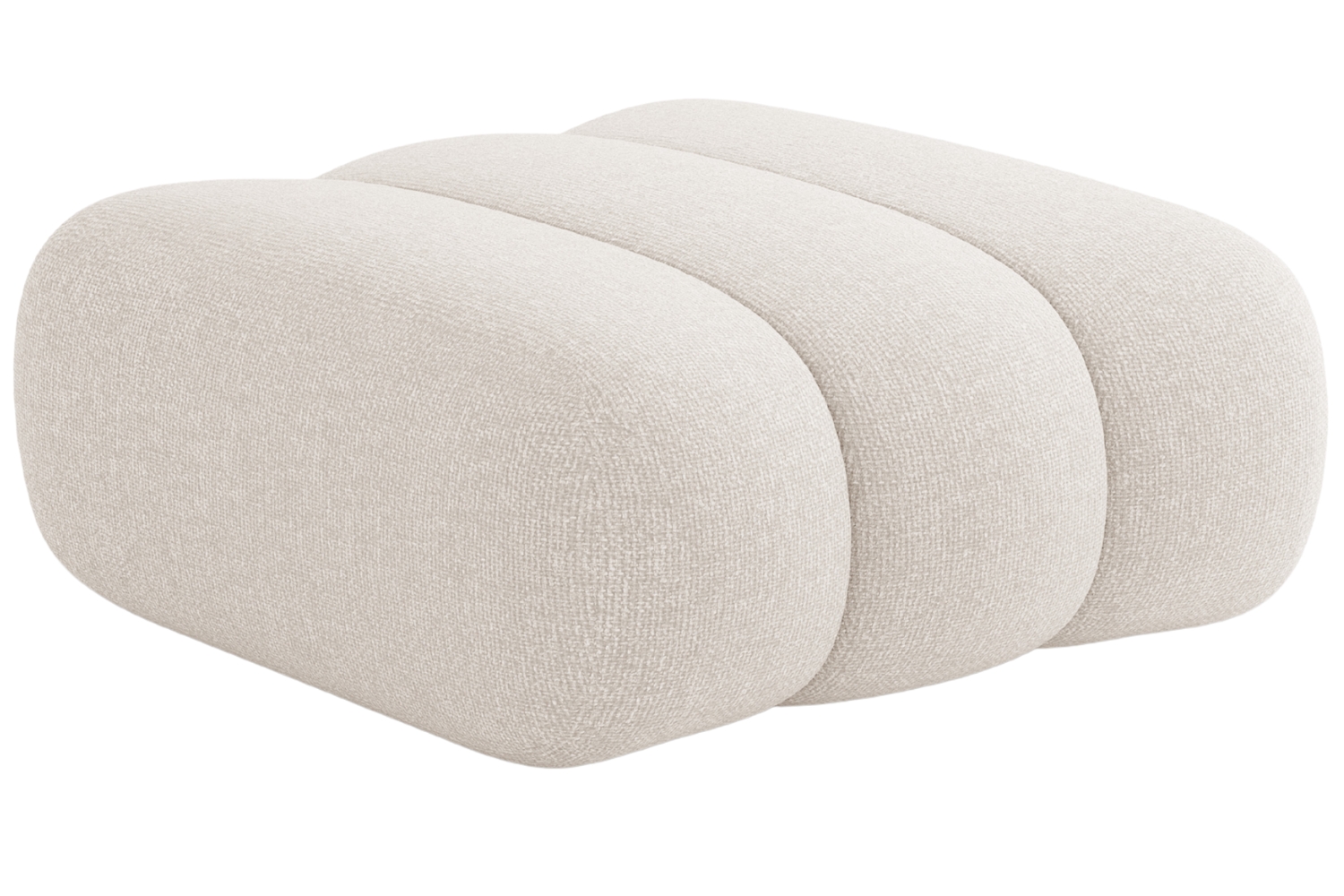 Cosmopolitan Design Světle béžová podnožka Koge 95 x 95 cm