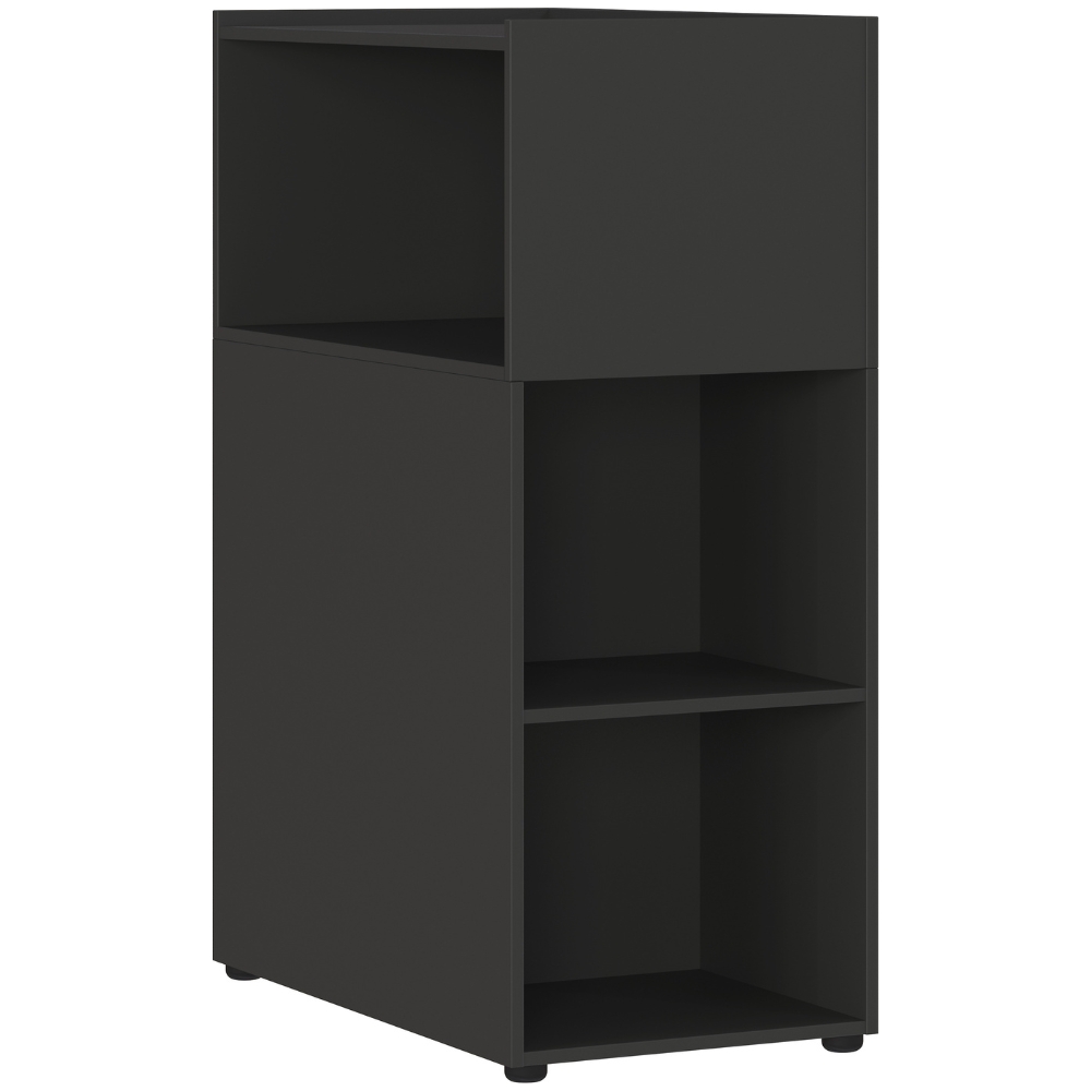 Germania Tmavě šedá kancelářská skříň Mailand 120 x 80 cm