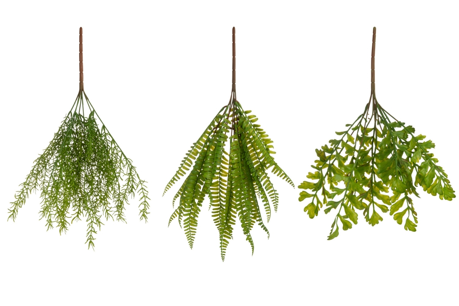 J-line Set tří umělých květin Moly 45 cm