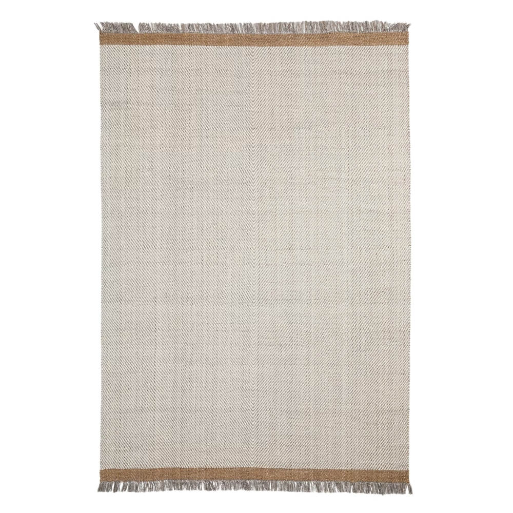 Kave Home Béžový vlněný koberec Brina 160 x 230 cm