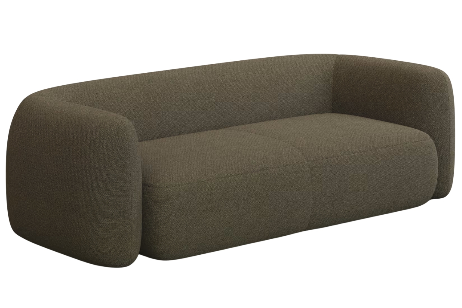 Kave Home Zelená trojmístná pohovka Martina 246 cm