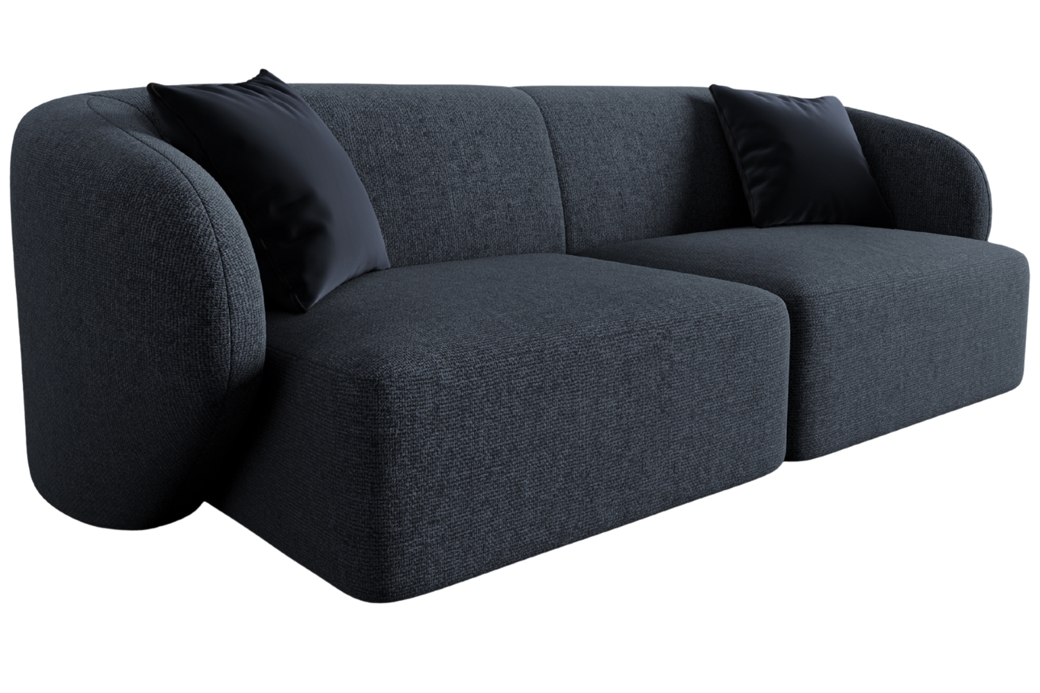 Maison Heritage Tmavě modrá dvoumístná pohovka Chiara 188 cm