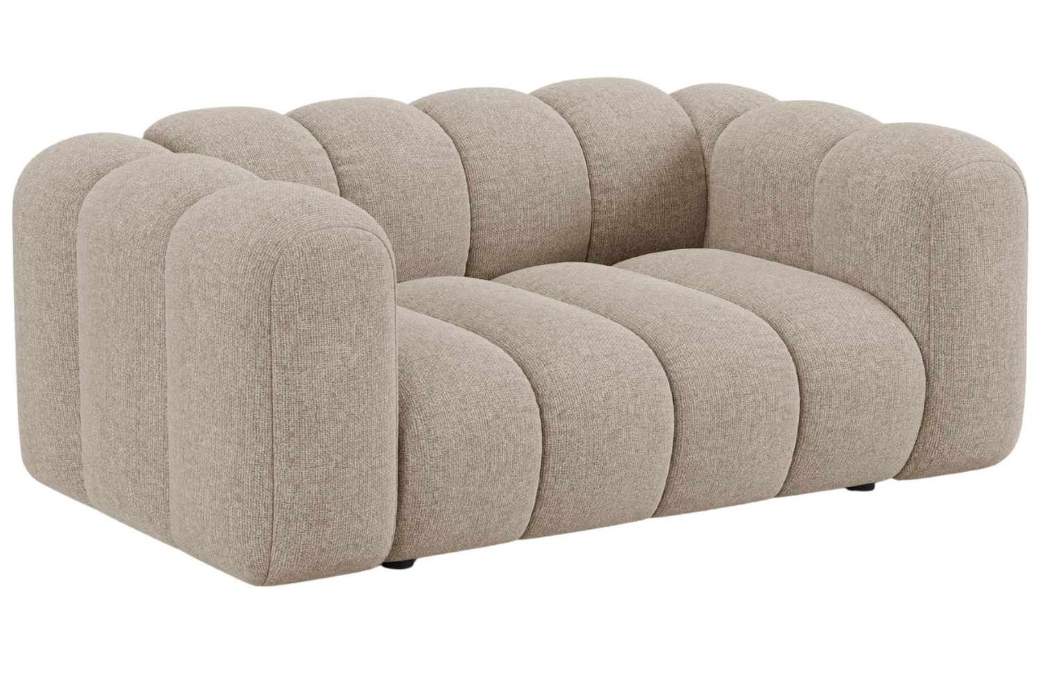 Micadoni Béžová dvoumístná pohovka Lupine 170 cm