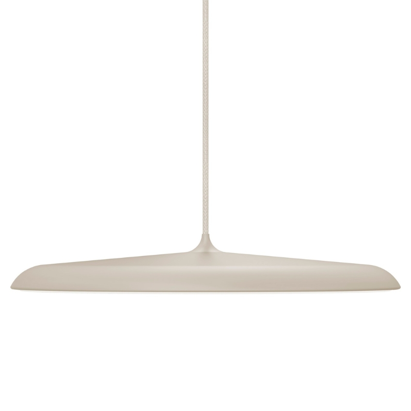 Nordlux Béžové kovové závěsné LED světlo Artist 40 cm