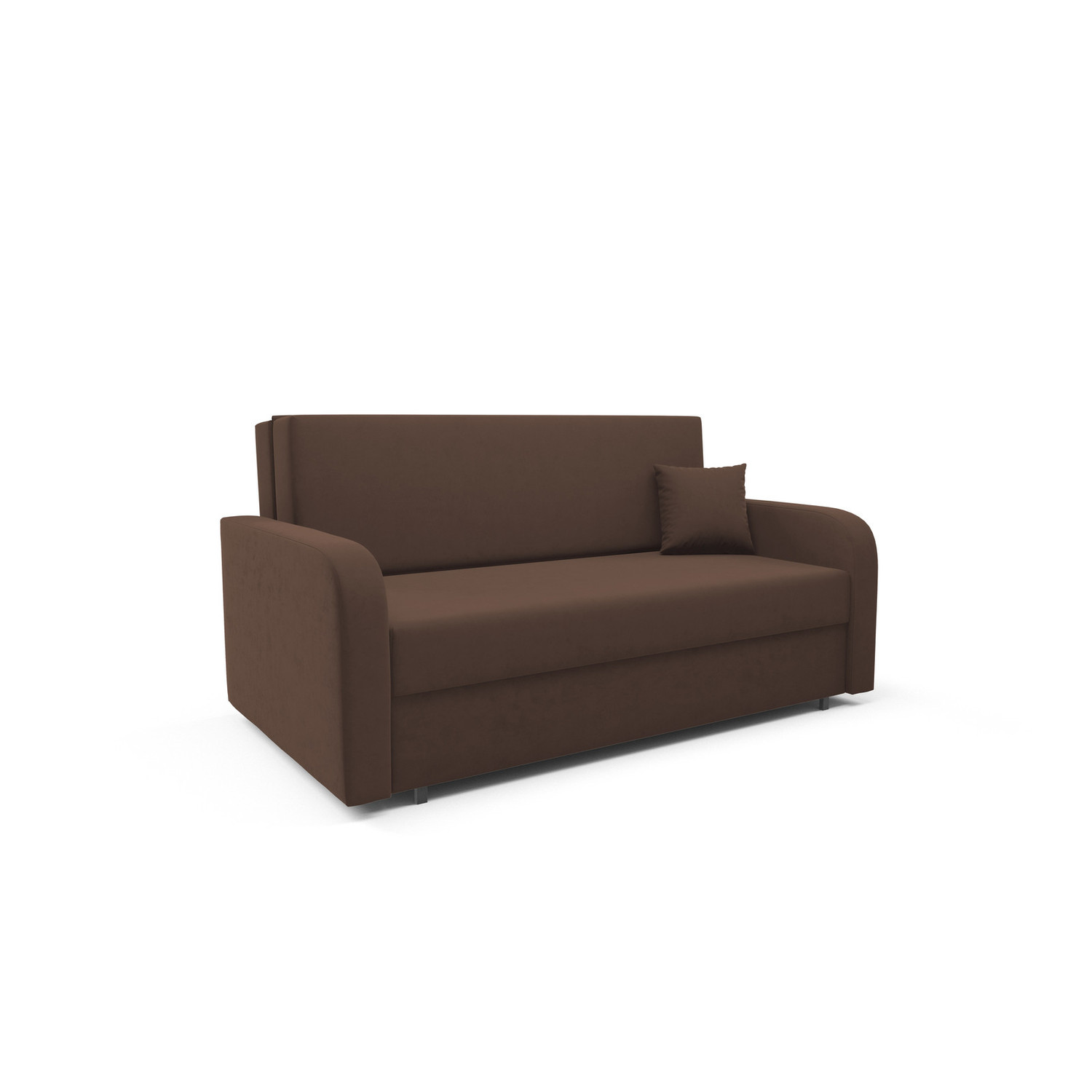 Rozkládací pohovka FERONI IV Hnědá