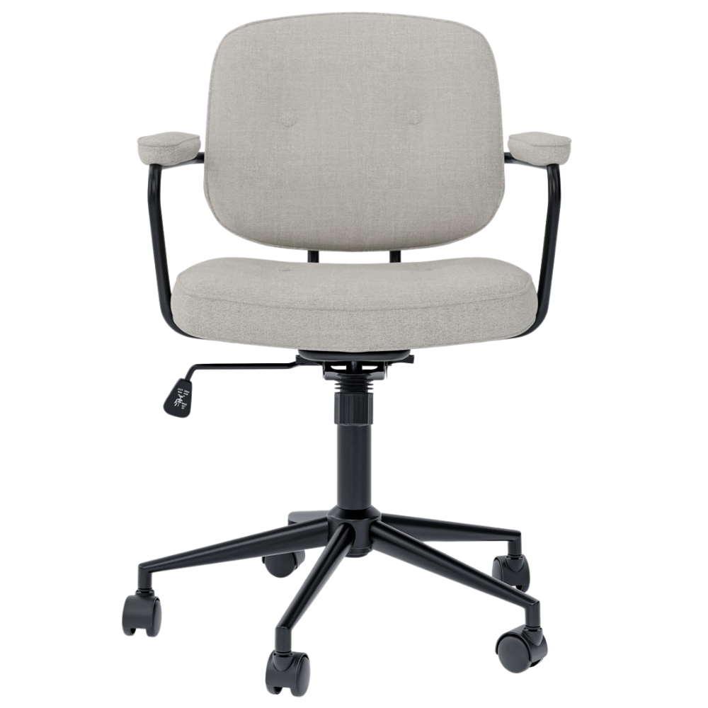 Somcasa Světle šedá konferenční židle Columbia