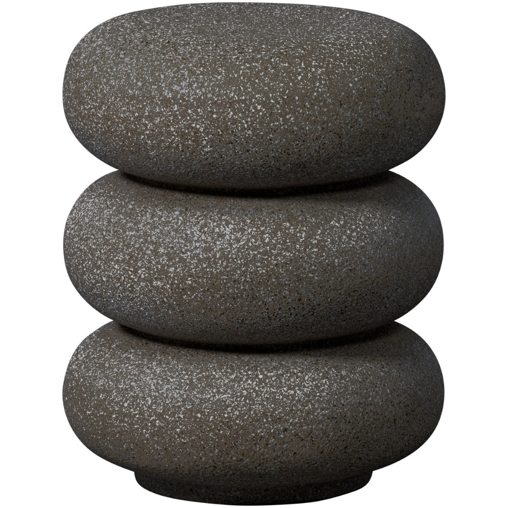 WOOOD Černý odkládací stolek Laurel 40 cm