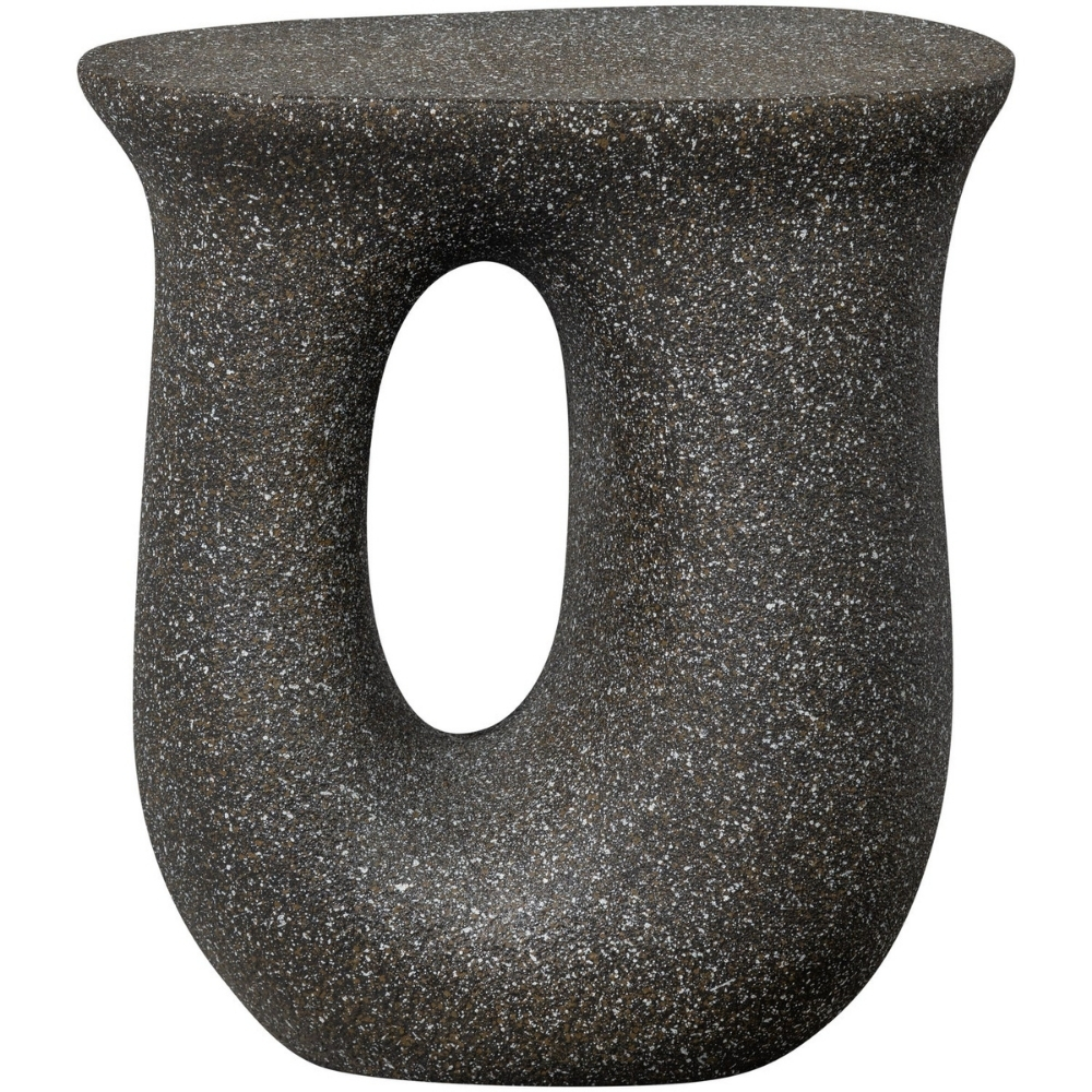 WOOOD Černý odkládací stolek Moson 45 cm