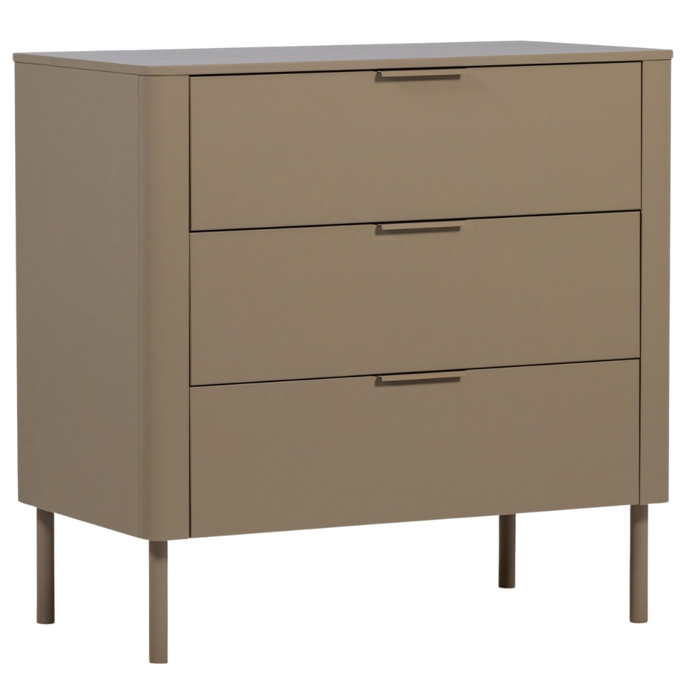 WOOOD Hnědá dřevěná komoda Gunnar 94 x 52 cm