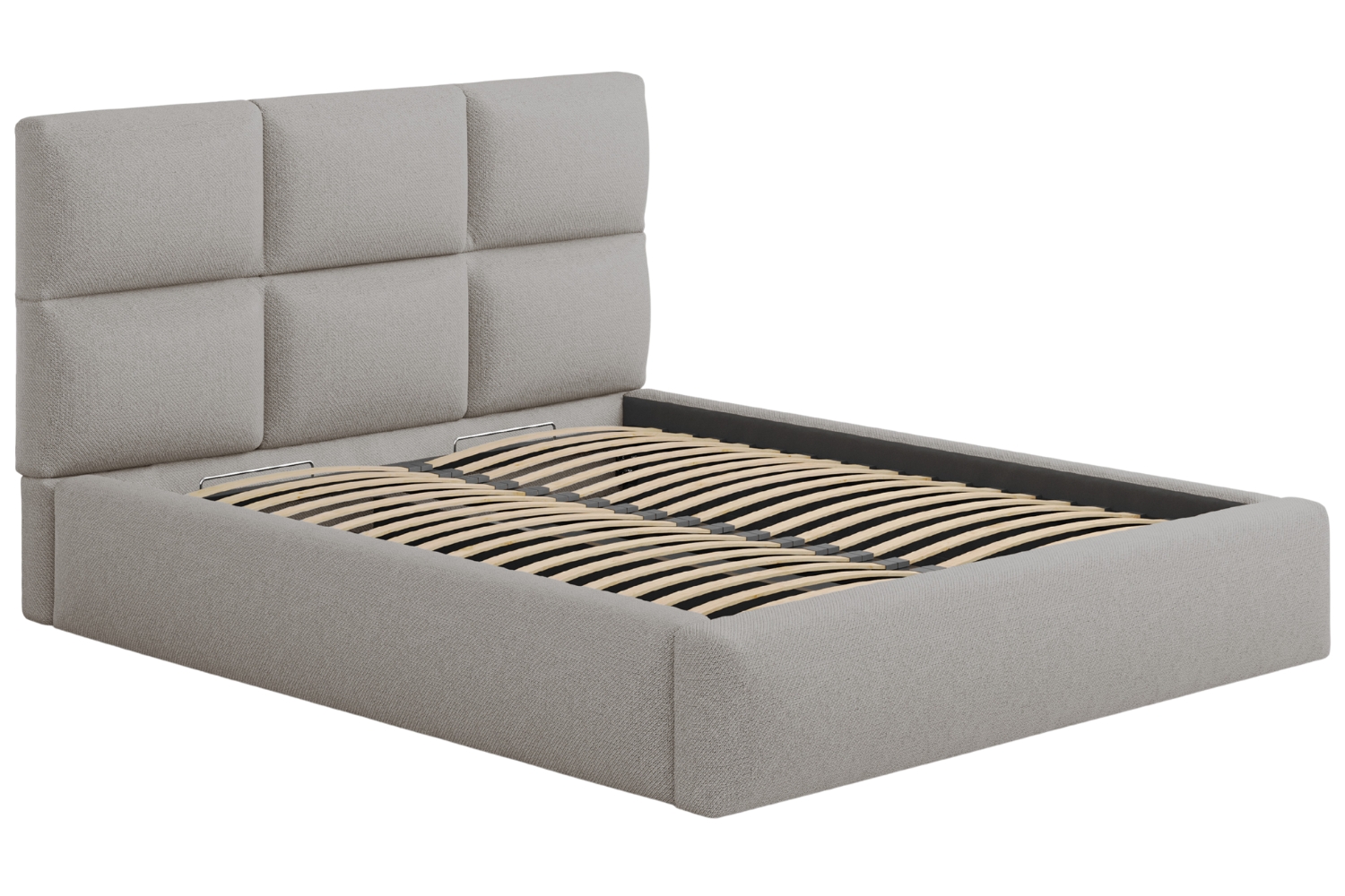 Windsor & Co Béžová dvoulůžková postel Libera 180 x 200 cm s úložným prostorem