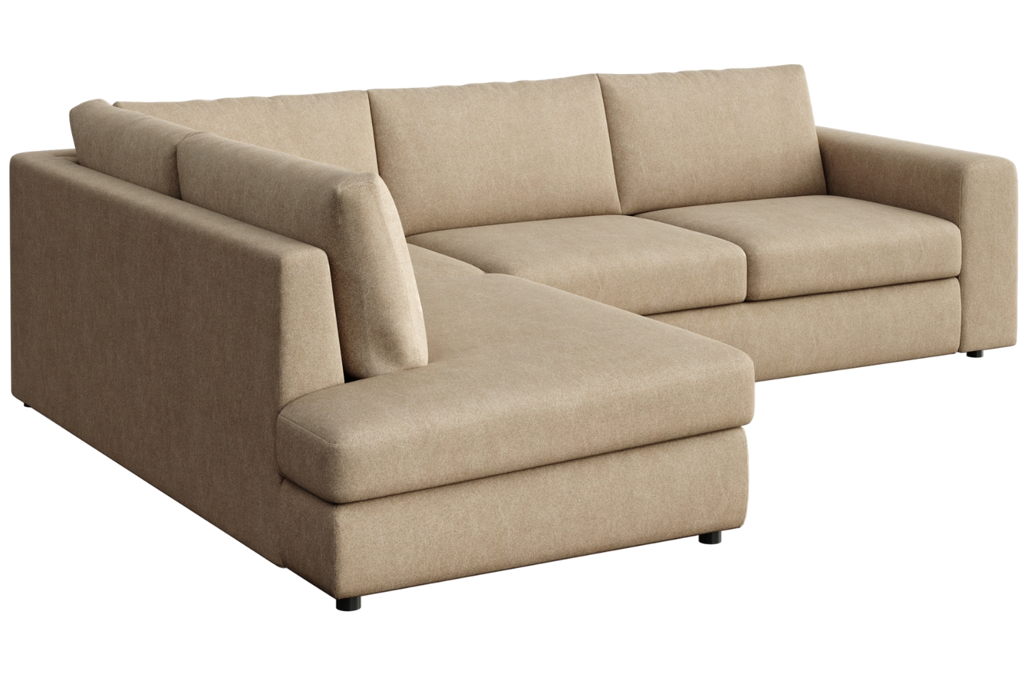 Rodier Béžová rohová pohovka Baga 297 cm