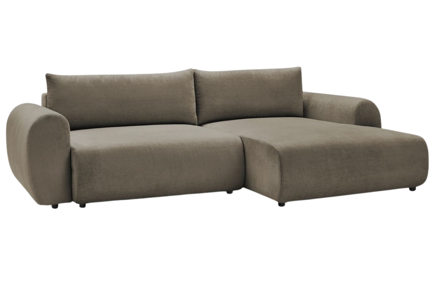 Bobochic Paris Hnědá rozkládací pohovka Lucien 314 cm