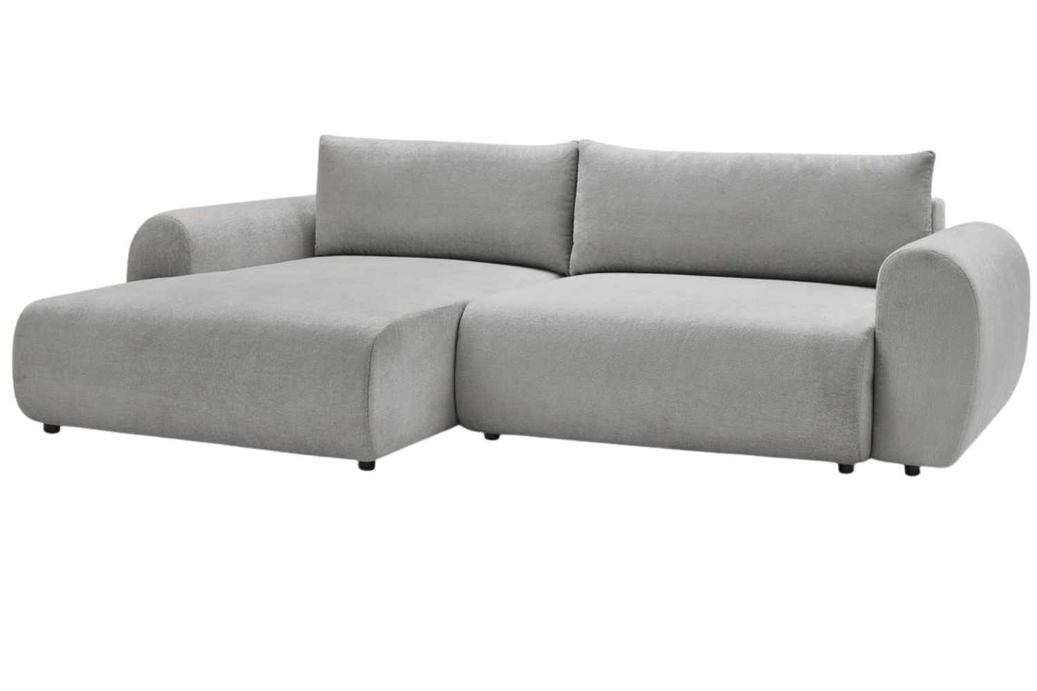 Bobochic Paris Světle šedá rozkládací pohovka Lucien 314 cm