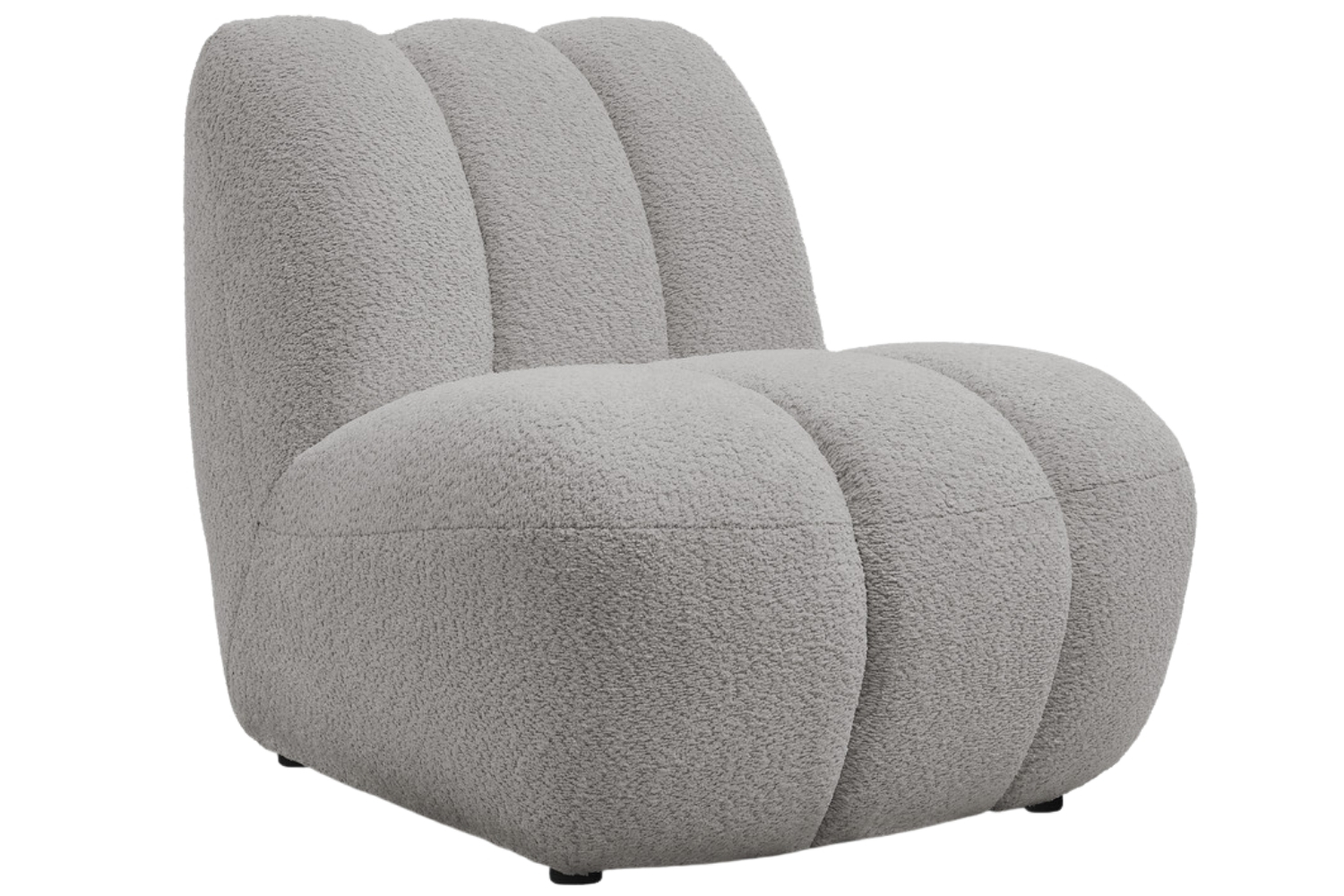 Bobochic Paris Světle šedé křeslo Janissaire