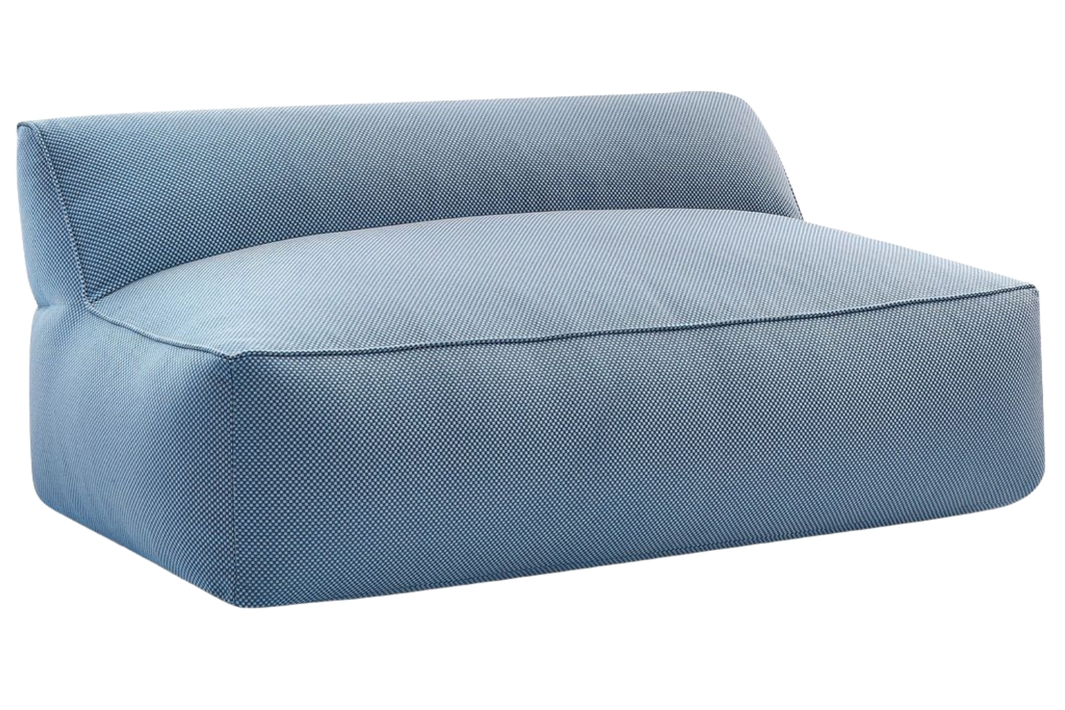 Bobochic Paris Tmavě modrá zahradní pohovka Riviera 160 cm