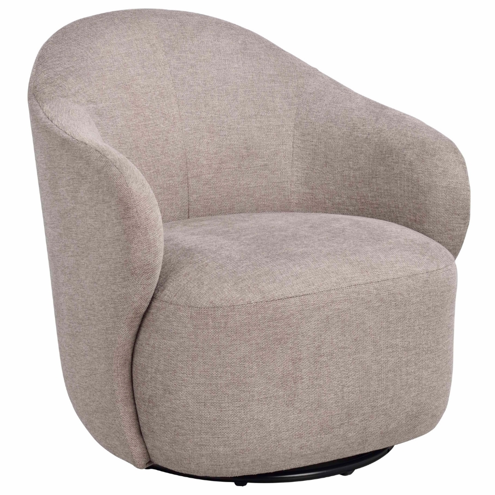 Rowico Béžové otočné křeslo CHAPELTOWN