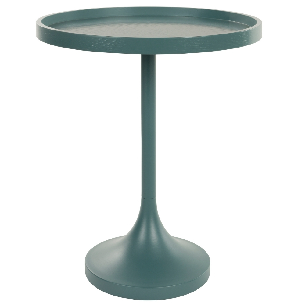 Zuiver Modrý lakovaný odkládací stolek JASON 46 cm