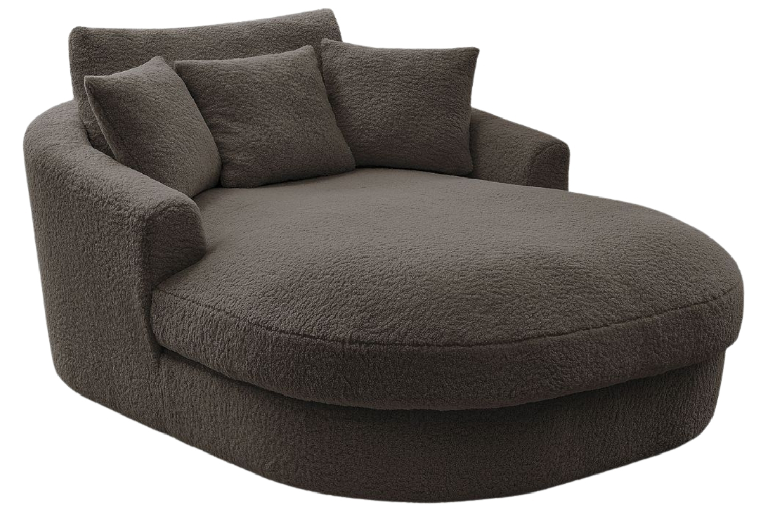 Bobochic Paris Hnědá bouclé lenoška Belem 198 cm