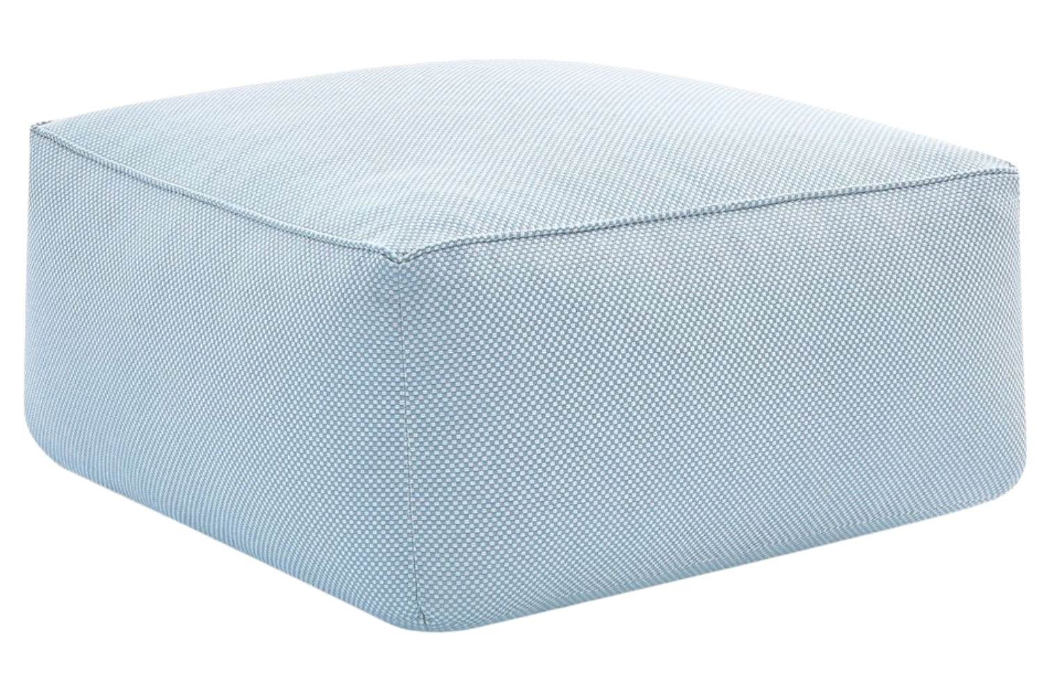 Bobochic Paris Světle modrá zahradní podnožka Riviera 80 x 80 cm