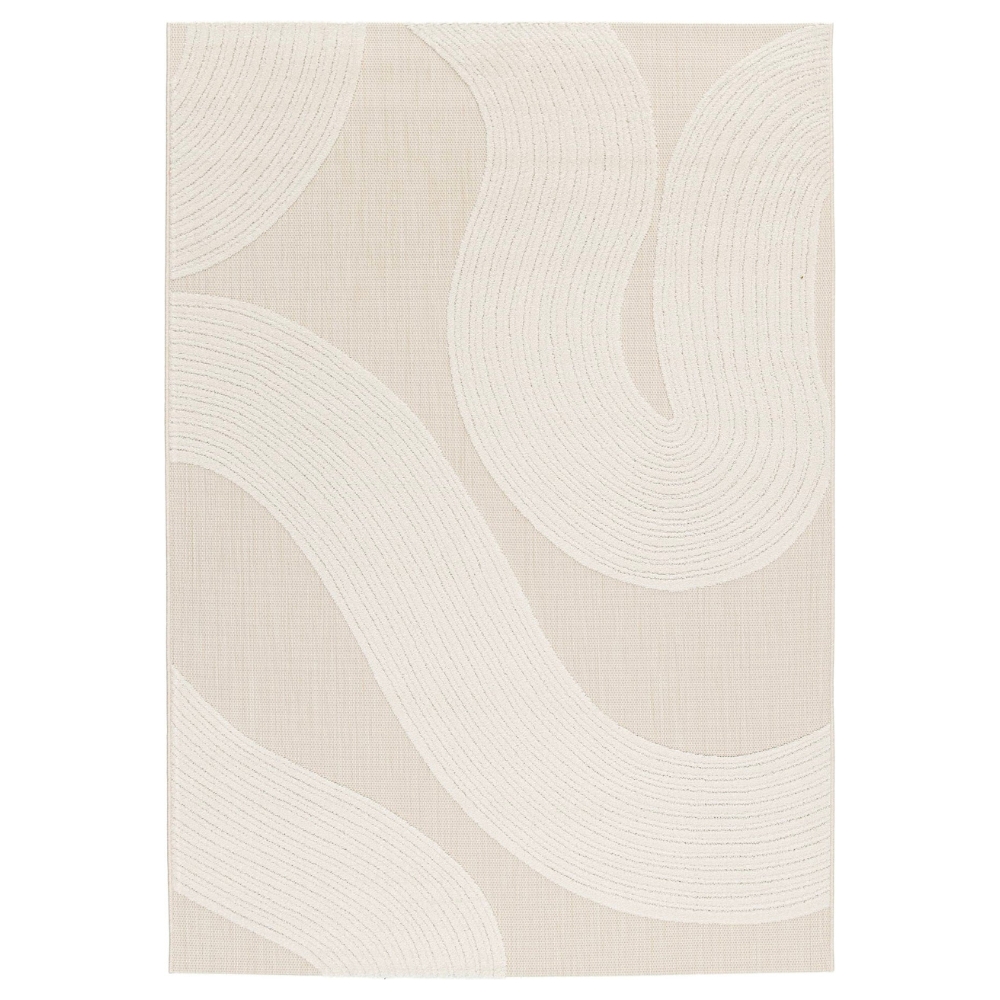 Fargotex Světle béžový zahradní koberec Via 200 x 290 cm