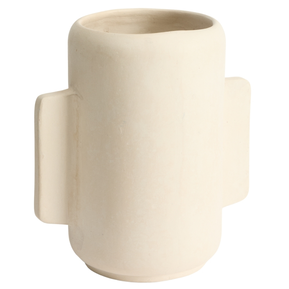 Kave Home Béžová váza Mireni 38 cm