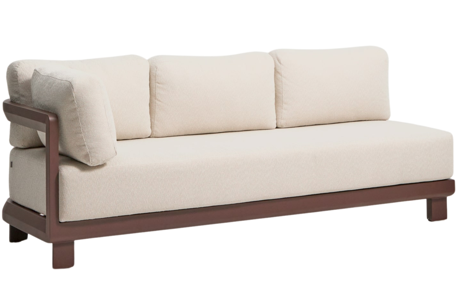 Kave Home Hnědo-béžový zahradní modul Nerano 208 cm