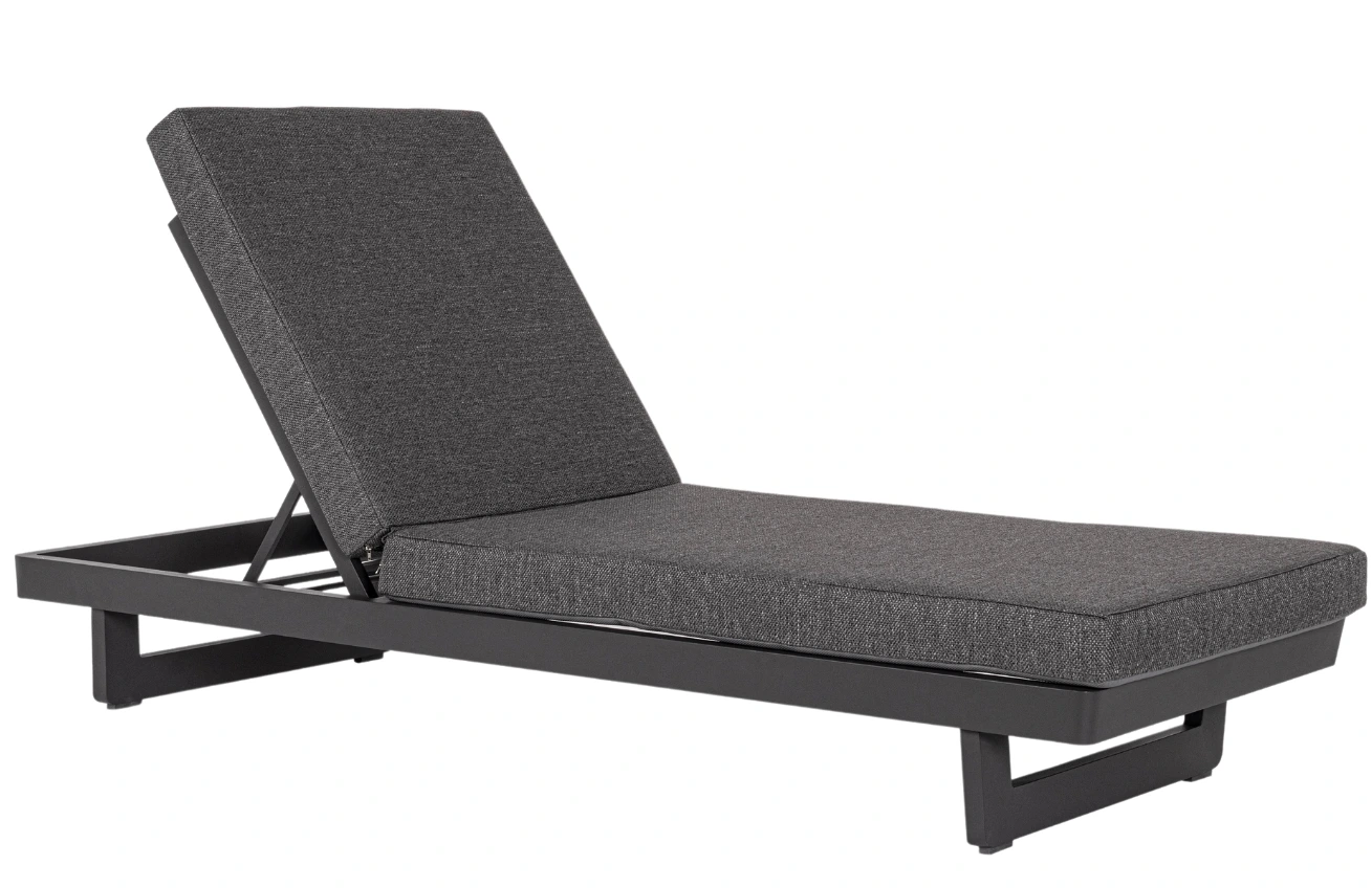 Šedé zahradní lehátko Bizzotto Infinity
