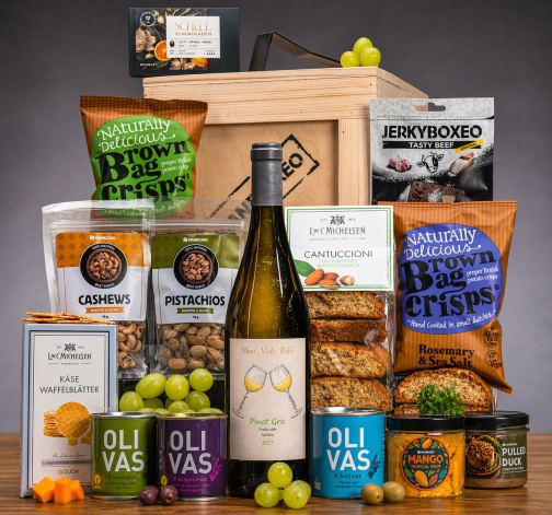 Bedna s bílým vínem XXL