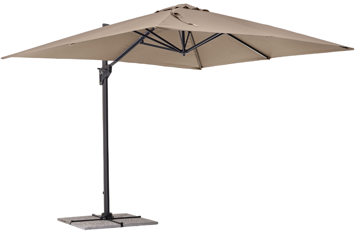 Bizzotto Béžový slunečník Porto 300 x 300 cm