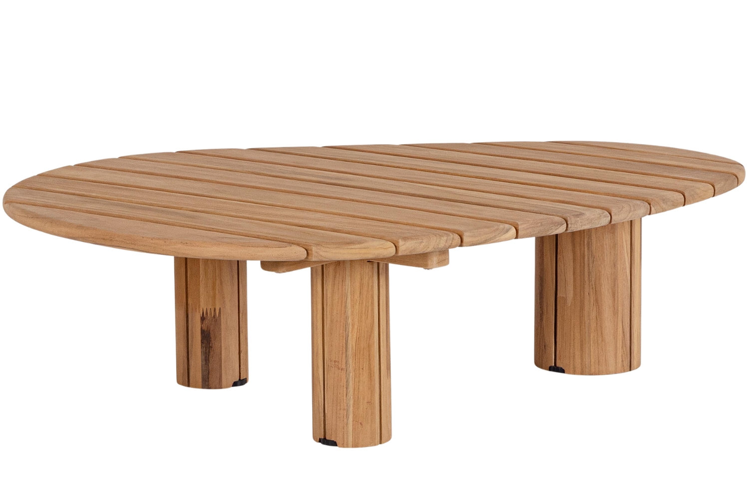 Bizzotto Dřevěný zahradní stolek Tamires 100 x 80 cm