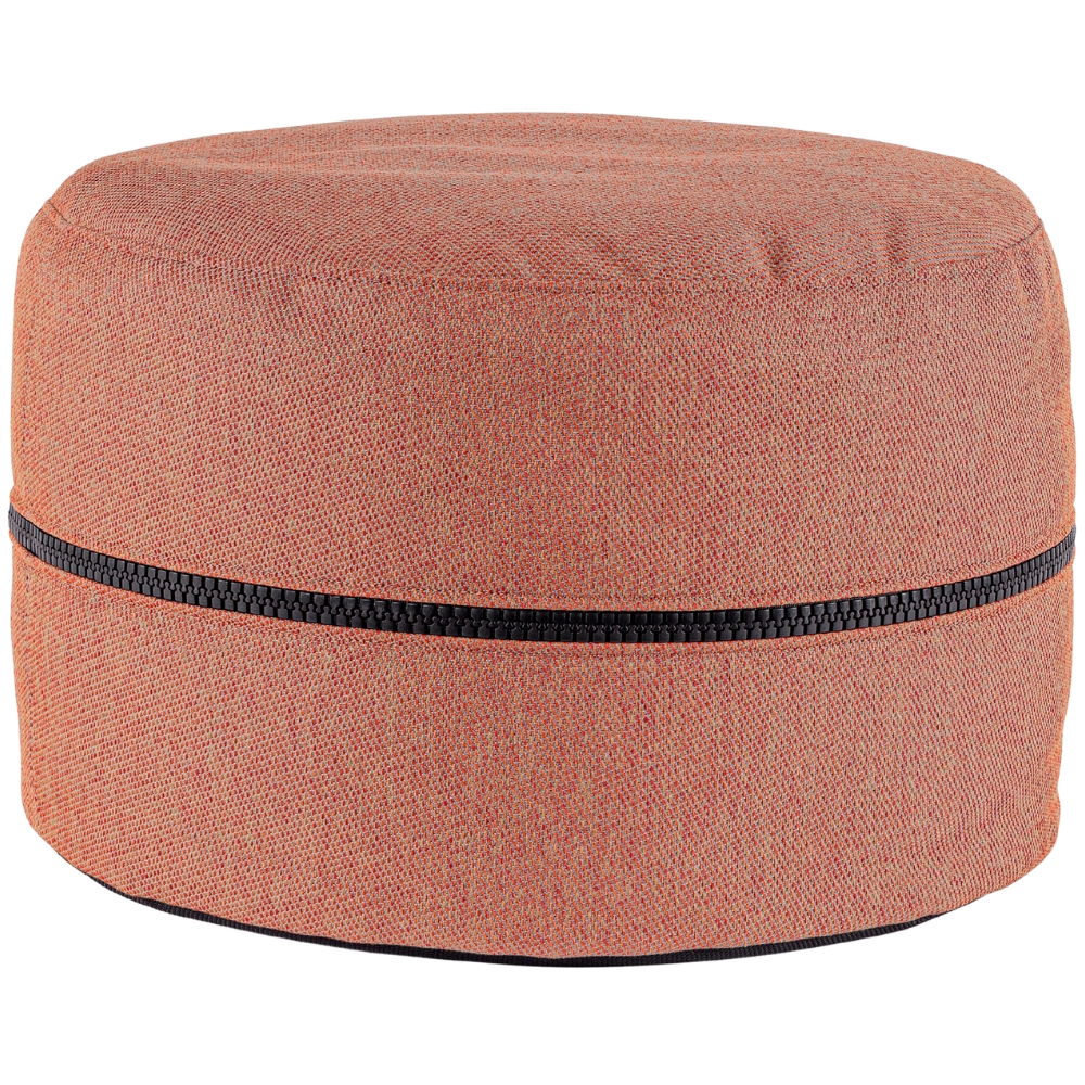 Bizzotto Oranžový zahradní puf Gulizar Ø 50 cm
