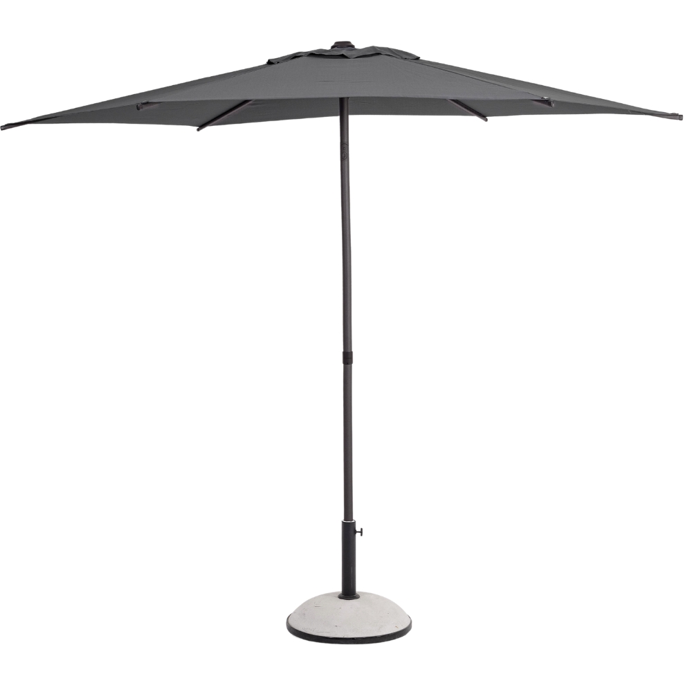 Bizzotto Šedý slunečník Samba Ø 270 cm