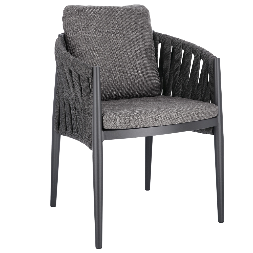 Bizzotto Tmavě šedá zahradní židle Jacinta