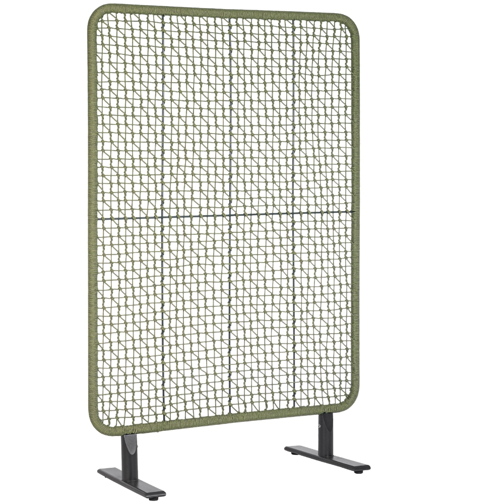 Bizzotto Zelený kovový paraván Babilo 180 cm