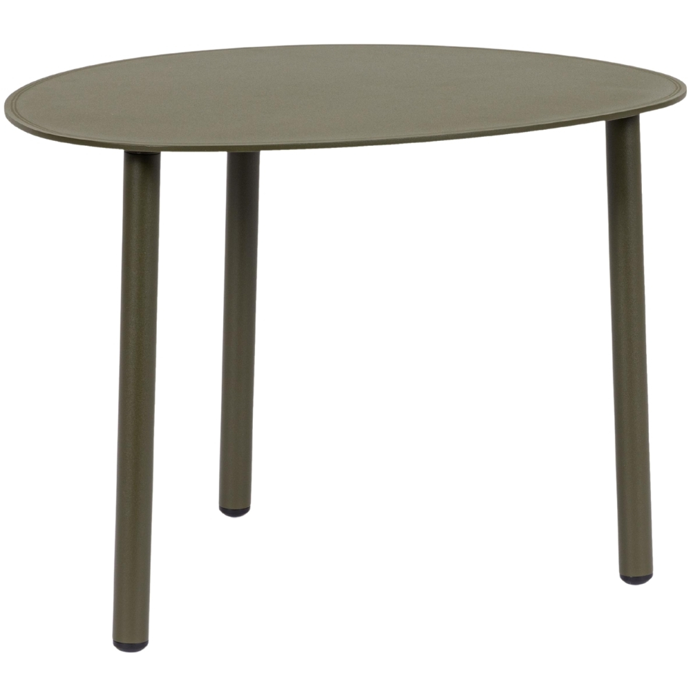 Bizzotto Zelený kovový zahradní stolek Sparky 55 x 45 cm