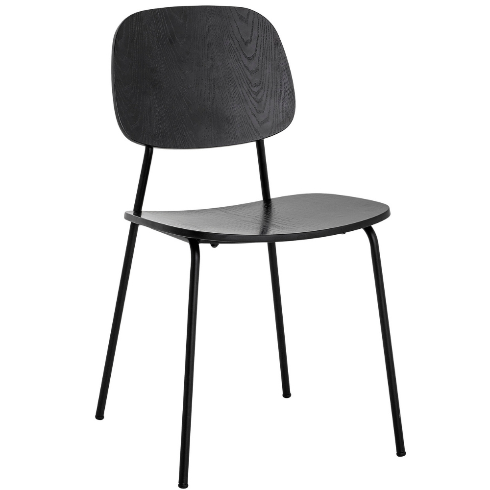 Bloomingville Černá jídelní židle Monza