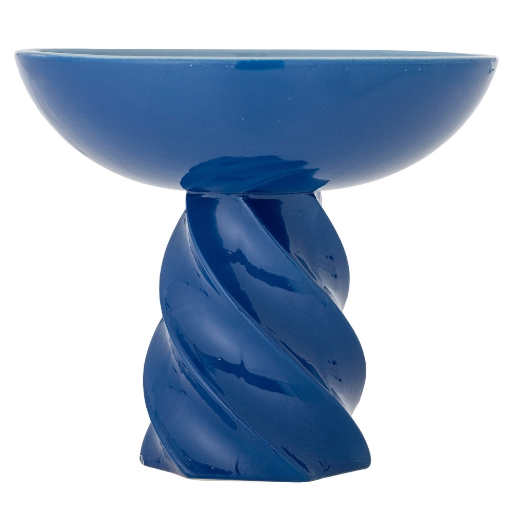 Bloomingville Modrá keramická miska Riley ø 25 cm