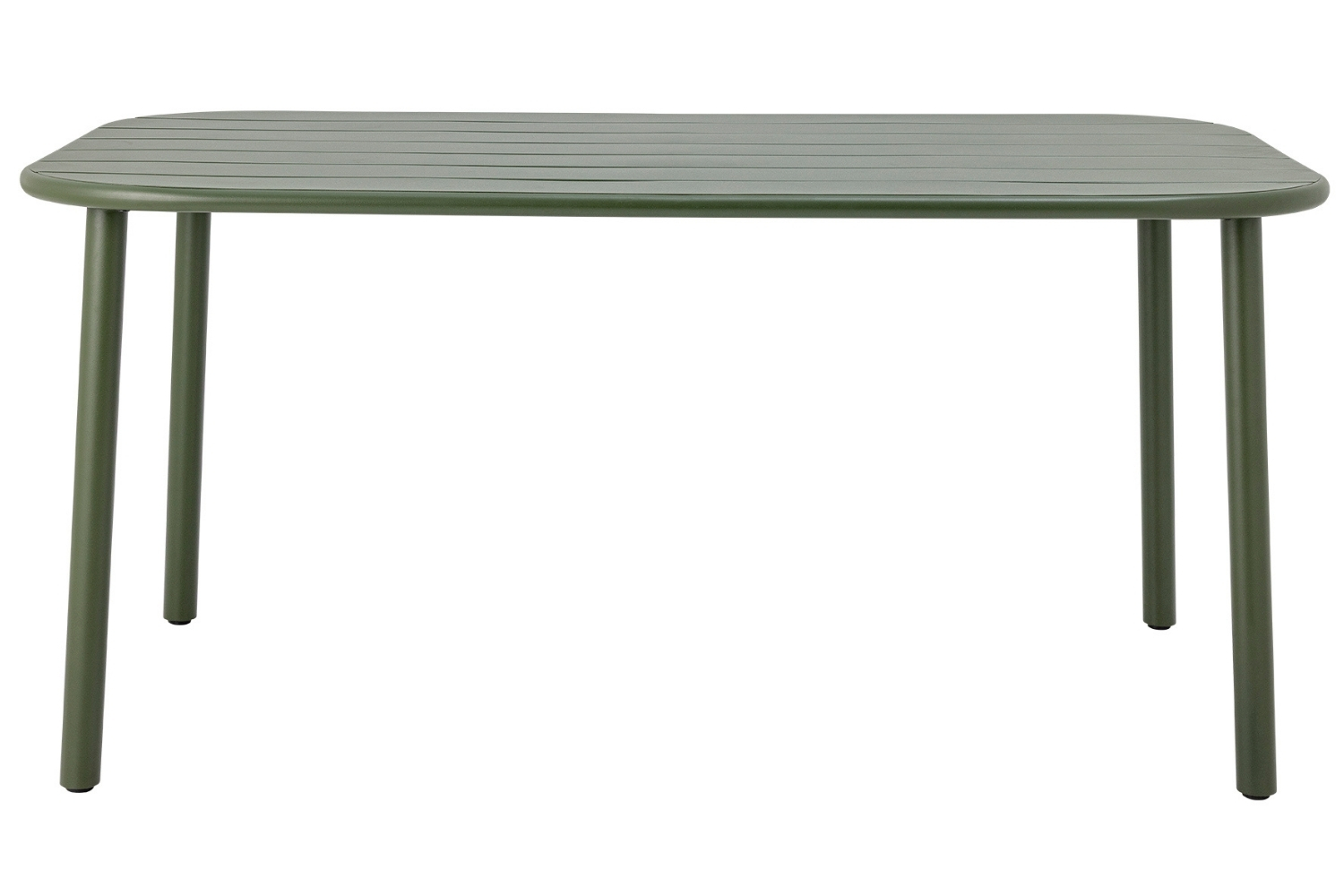Bloomingville Zelený kovový zahradní stůl Calana 160 x 90 cm