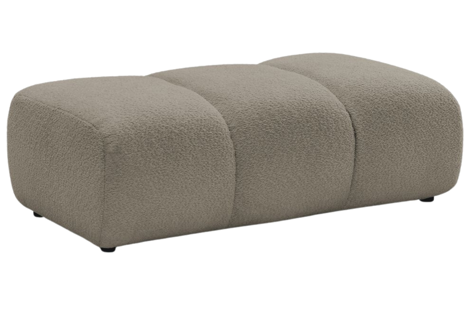 Bobochic Paris Světle hnědá bouclé podnožka Pamira 124 x 60 cm