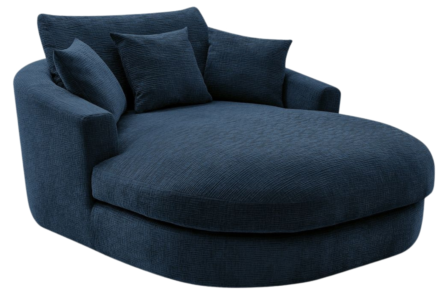 Bobochic Paris Tmavě modrá lenoška Belem 198 cm