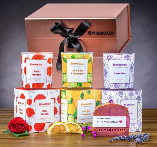 Dárková sada pro maminku plná vonných svíček