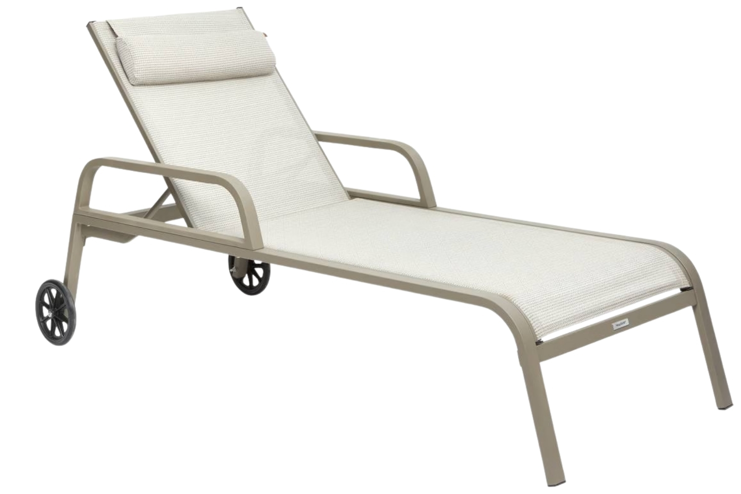 Hespéride Béžové zahradní lehátko Osmala