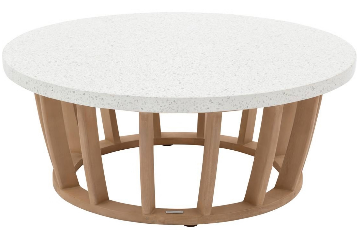 Hespéride Bílý zahradní stolek Lemindo ⌀ 100 cm