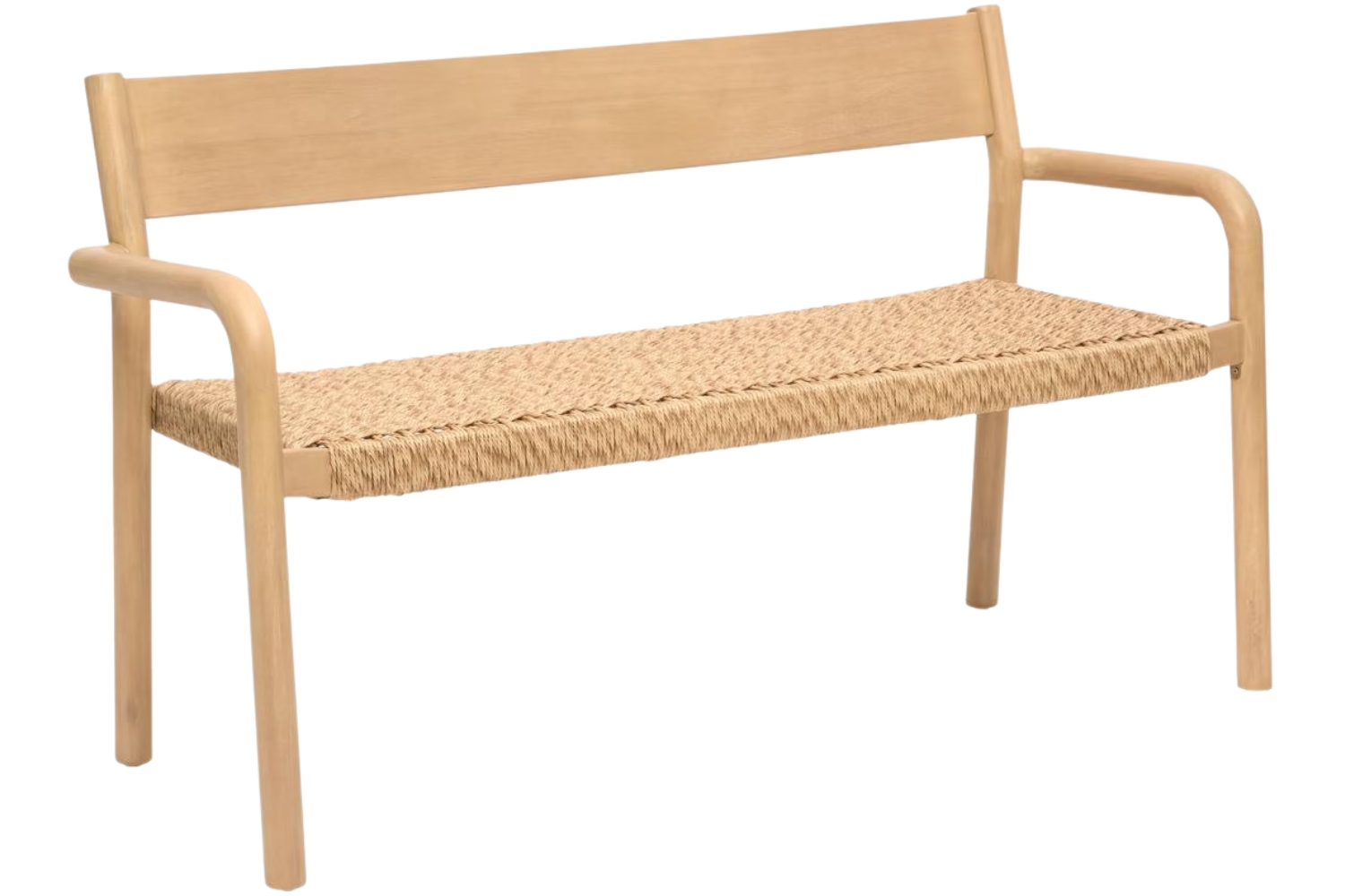 Hespéride Dřevěná zahradní lavice Wooky s výpletem