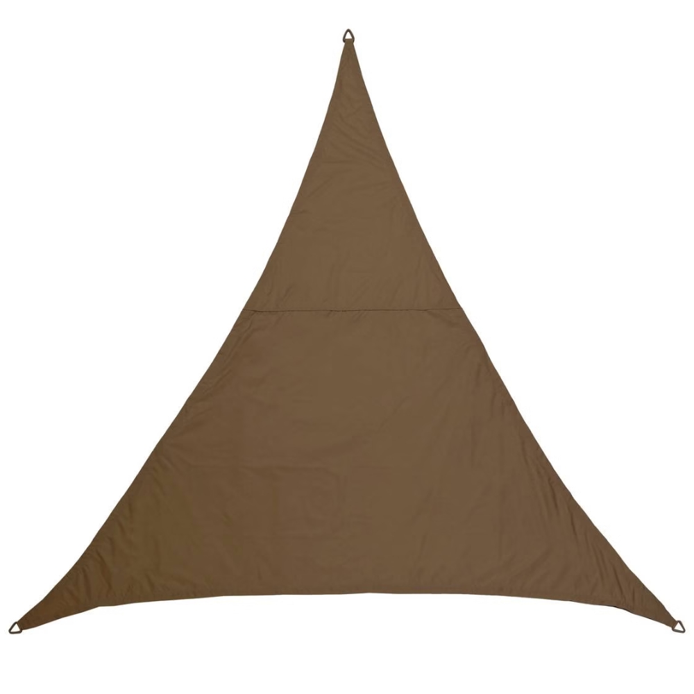 Hespéride Hnědá stínící plachta Elyora 300 x 300 x 300 cm