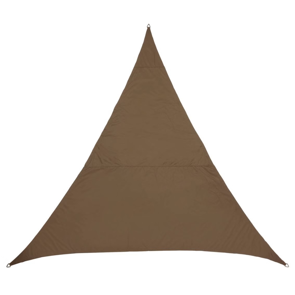 Hespéride Hnědá stínící plachta Elyora 400 x 400 x 400 cm