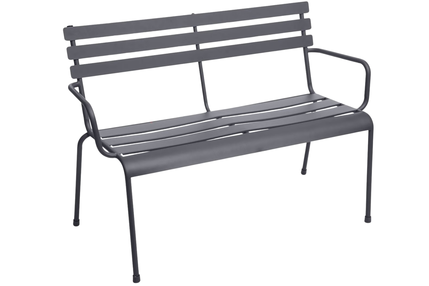Hespéride Šedá kovová zahradní lavice Greensboro