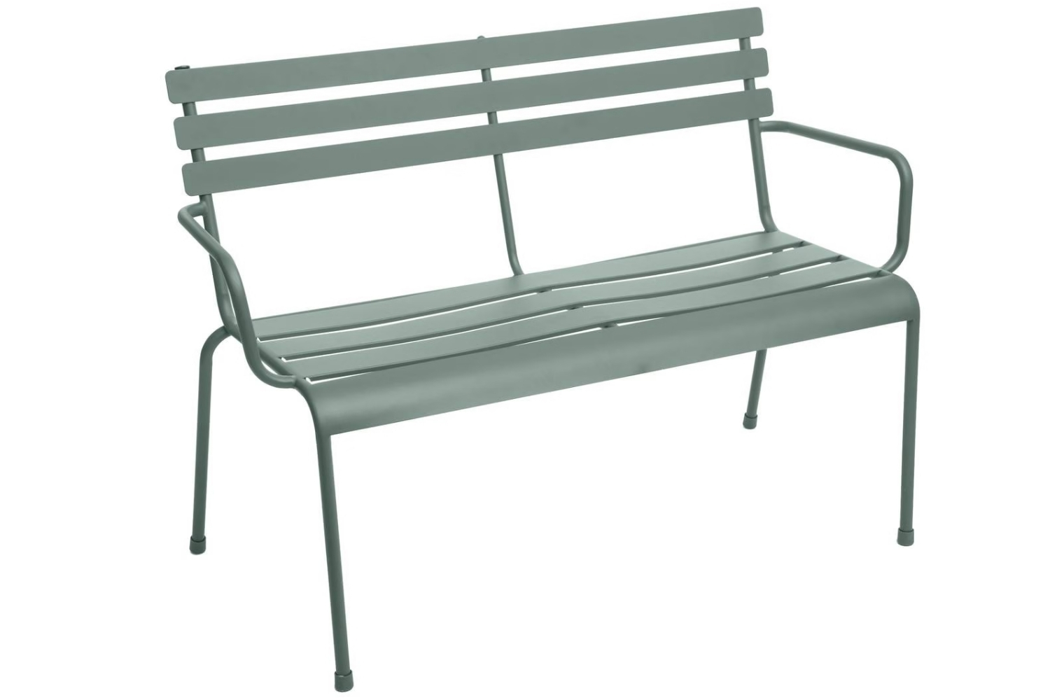 Hespéride Zelená kovová zahradní lavice Greensboro